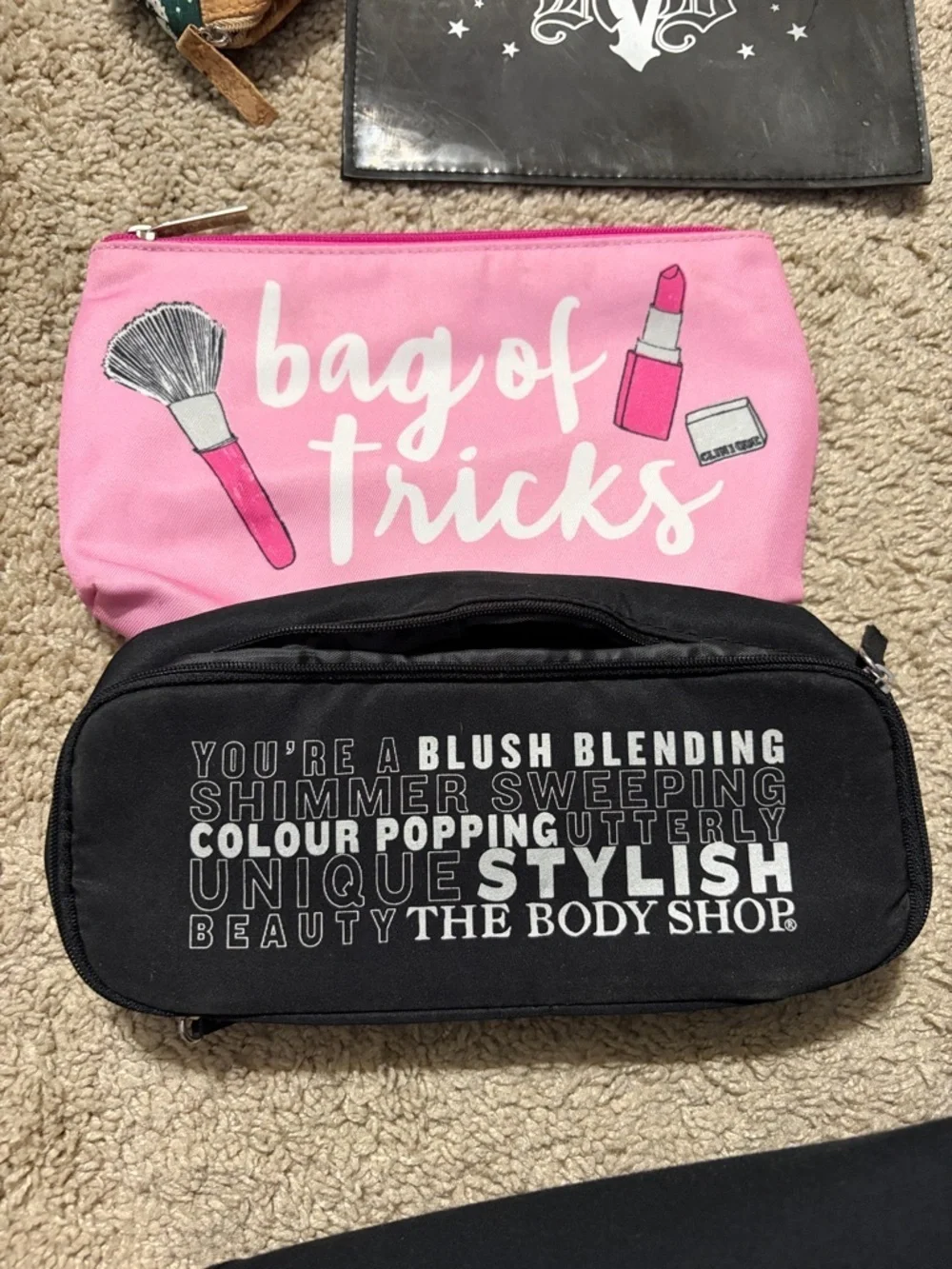 Make up Bags Lot of 7 Victoria secret Kat V D